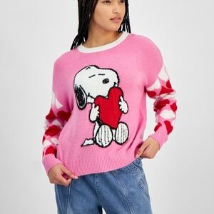 Snoopy Valentines Day Sweater NWT   Medium
